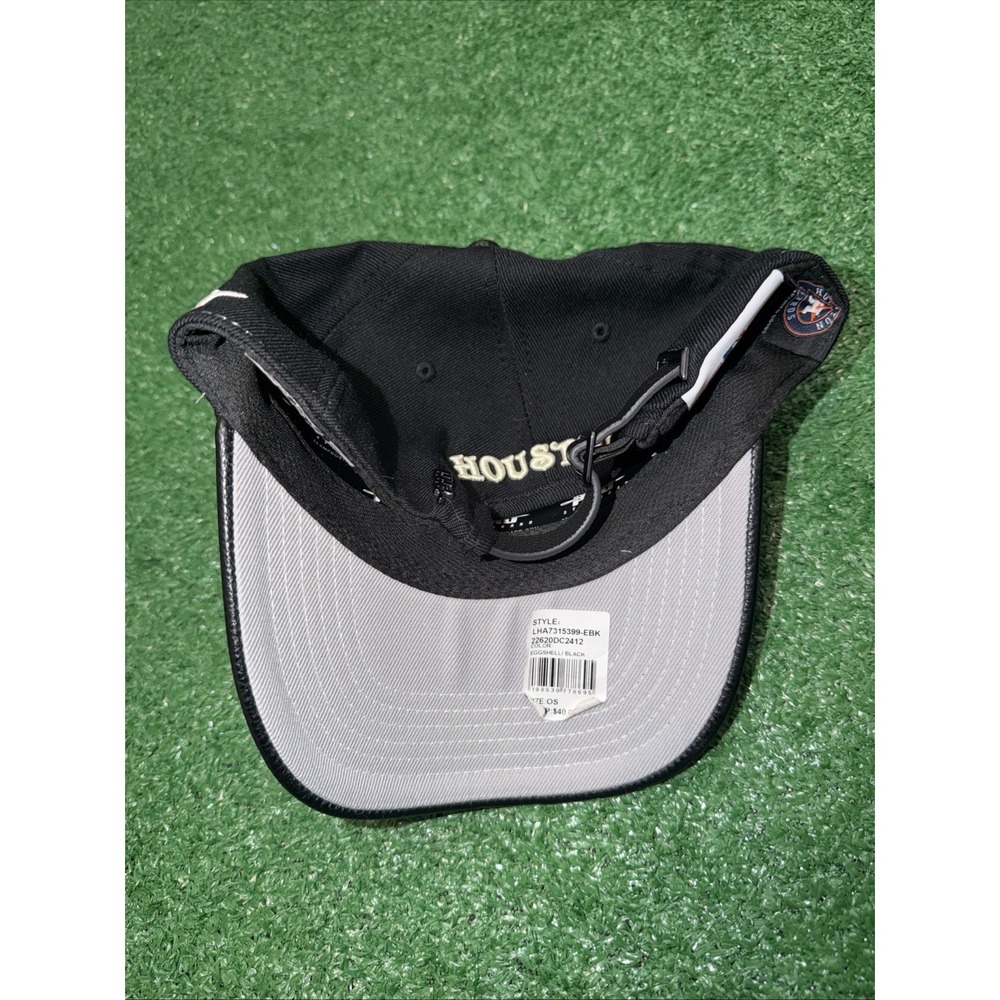 Pro Standard Houston Astros Hat Strapback Adjustable Black/Orange‎ Cap NWT - Picture 4 of 7